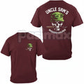 Pasimax "Uncle Sam's Misguided Children" T-Shirt - Military Cynical Humor Tee, USMC Inspired Slogan Shirt, Veteran Anti-Estab