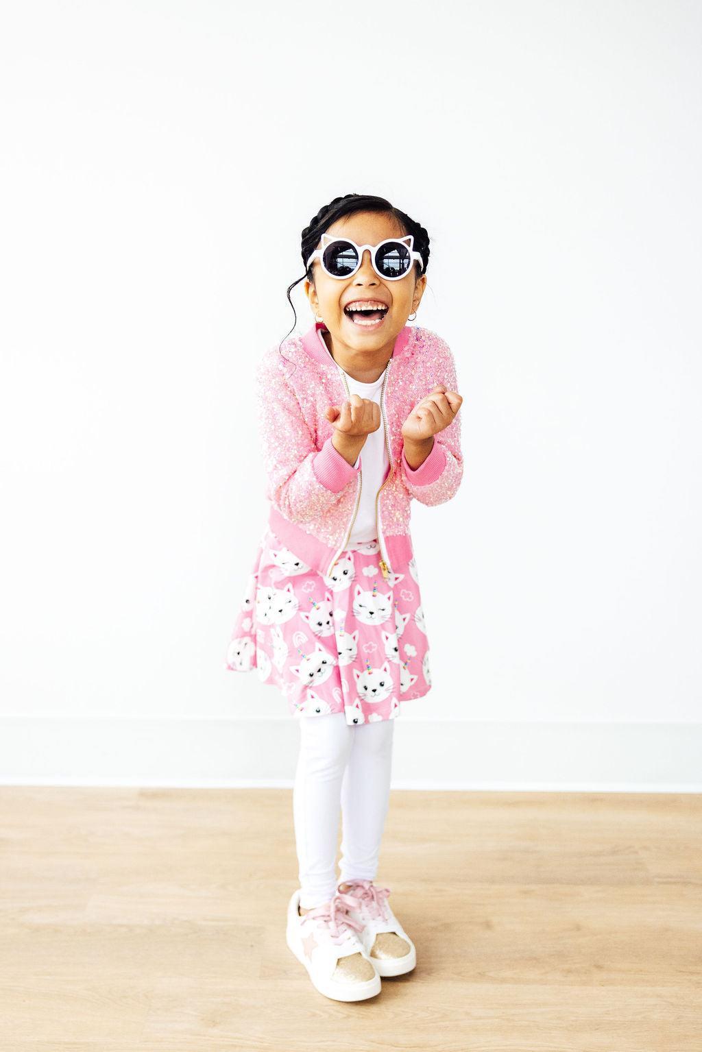 Mila & Rose ® Unicorn Kitties Twirl Skegging — side view