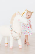 Mila & Rose ® Unicorn Wish 3/4 Sleeve Pocket Twirl Dress — main product shot