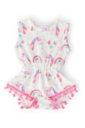Mila & Rose ® Unicorn Magic Pom Pom Romper — main product shot