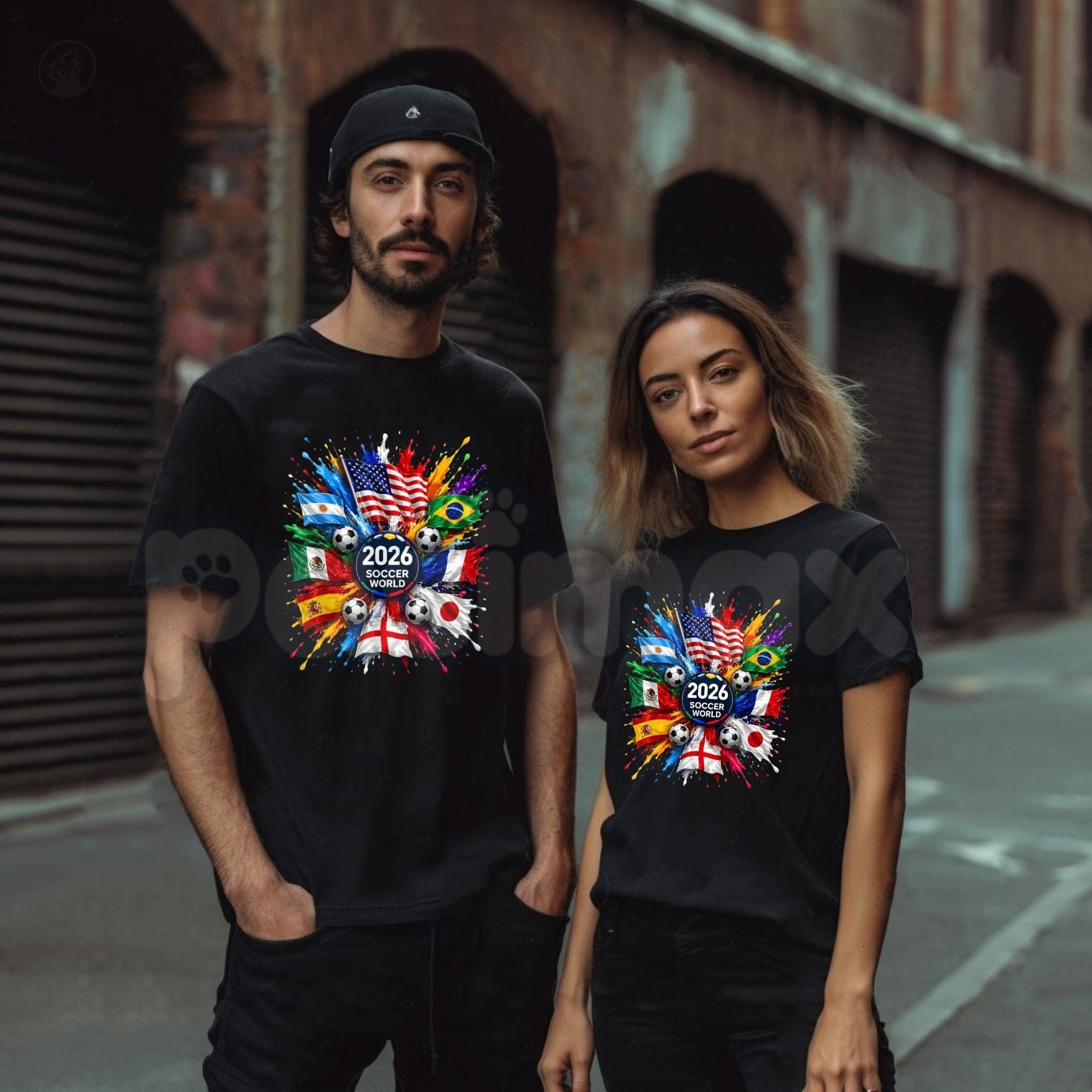Unisex 2026 Soccer Graphic T-Shirt – Modern Football Minimalist Athletic Training Tee