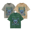 Unisex Abolish ICE Vintage Washed T-Shirt – Satirical Political Graphic Tee, Lightweight Retro Cotton Activist Top