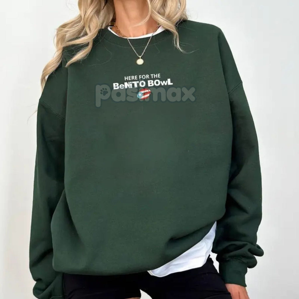 Pasimax Unisex "Here for the Benito Bowl" Fan Sweatshirt — main product shot