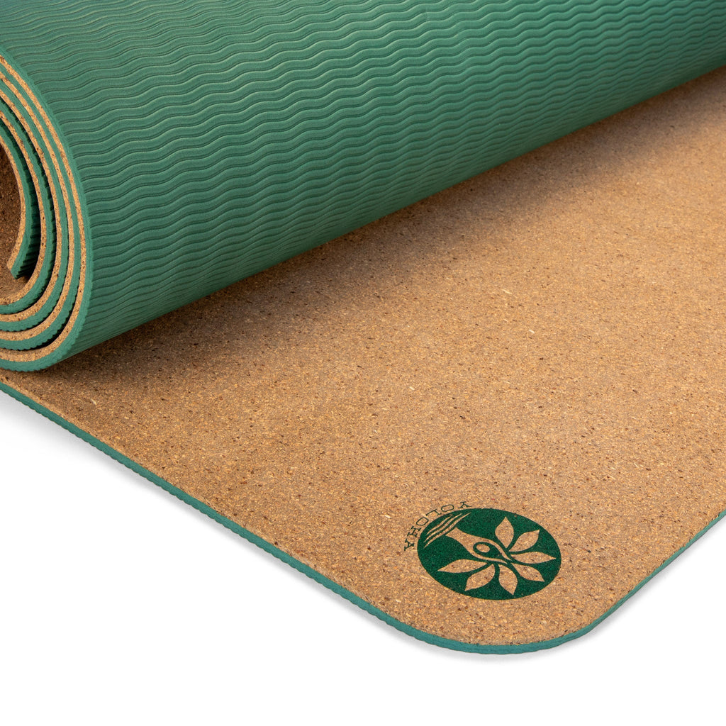 Infinite Bloom Unity Pro Cork Yoga Mat – Yoloha Yoga, view 2
