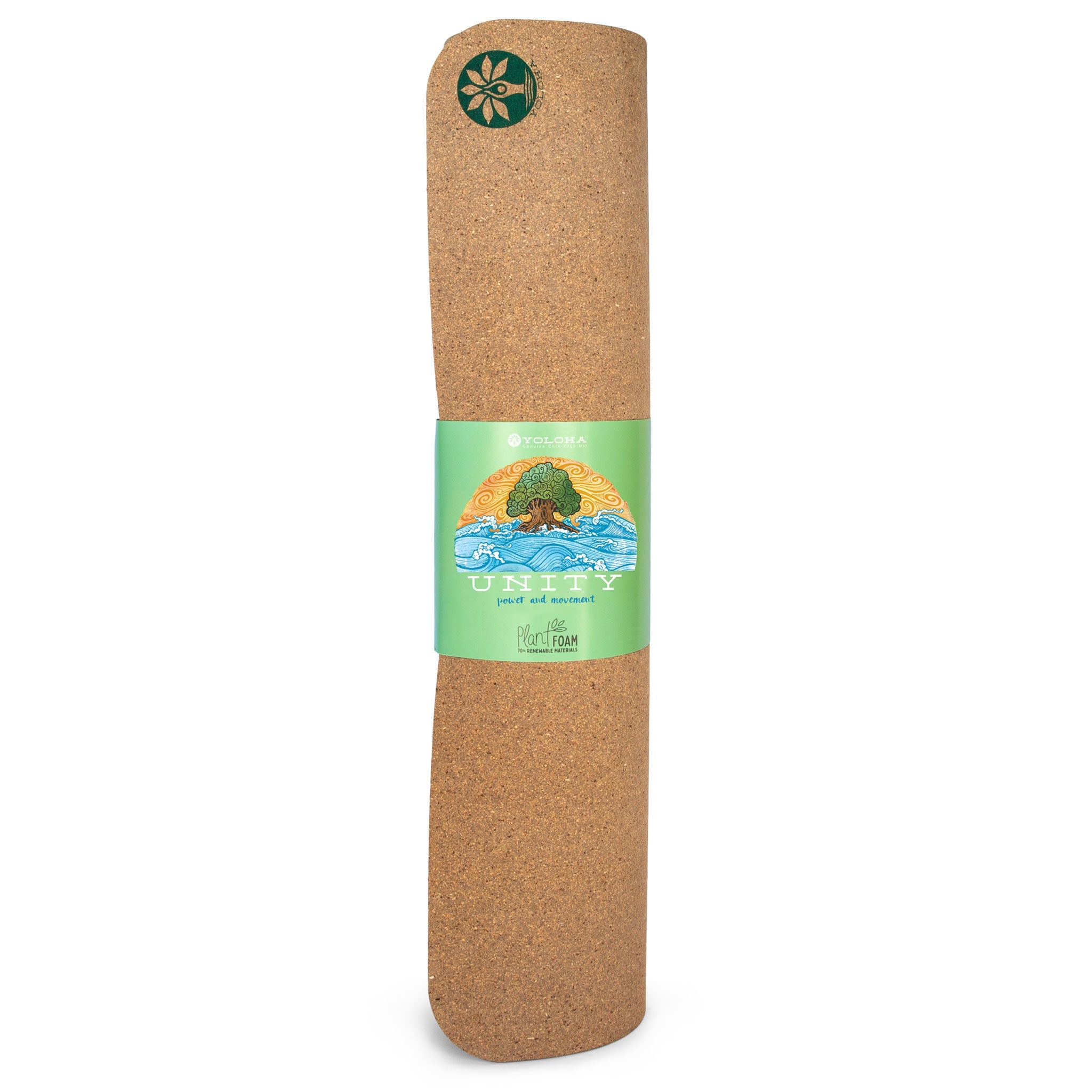 Tiger Lotus Unity Pro Cork Yoga Mat – Yoloha Yoga, view 3