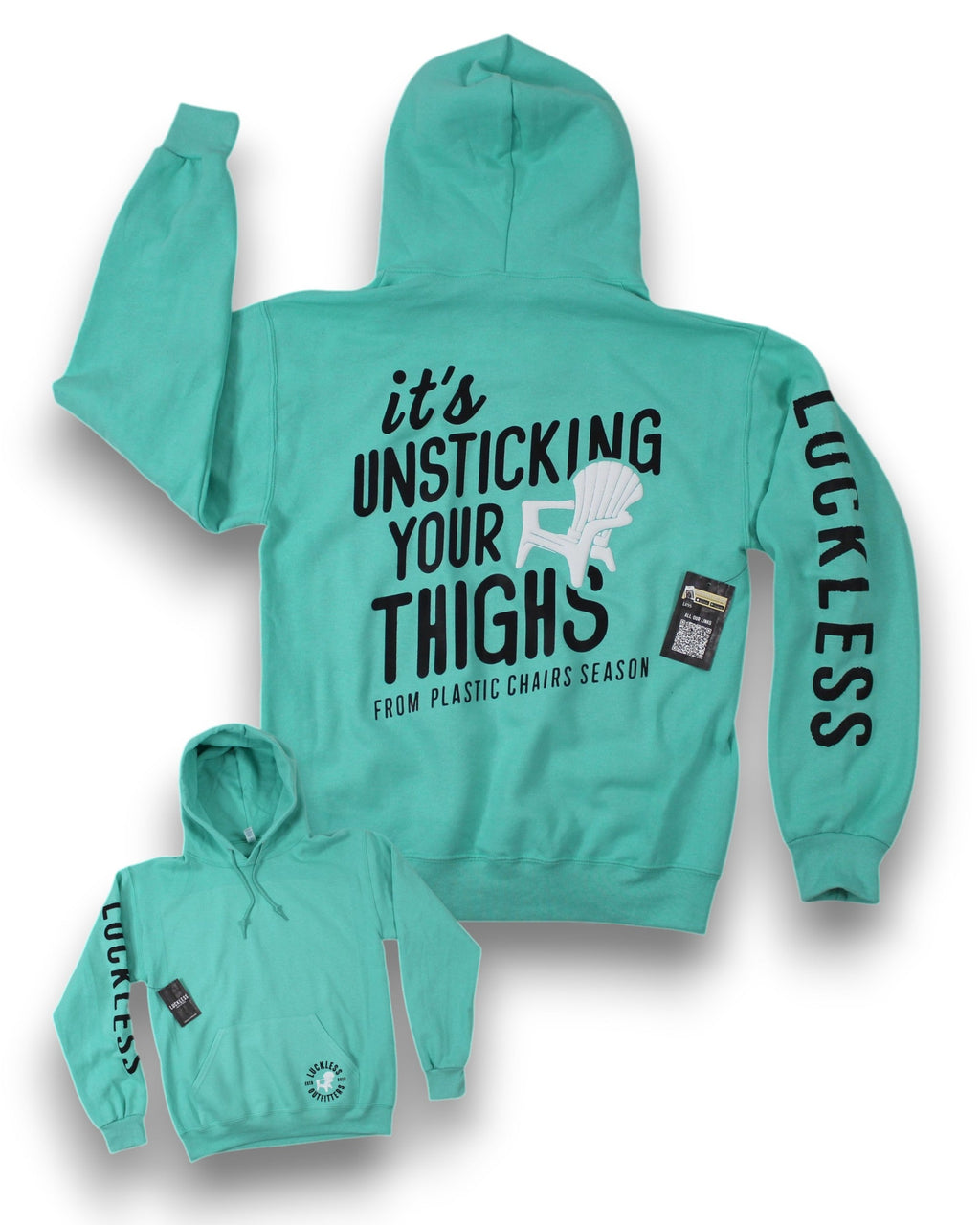 Luckless Outfitters Unsticking Season Hoodie — main product shot