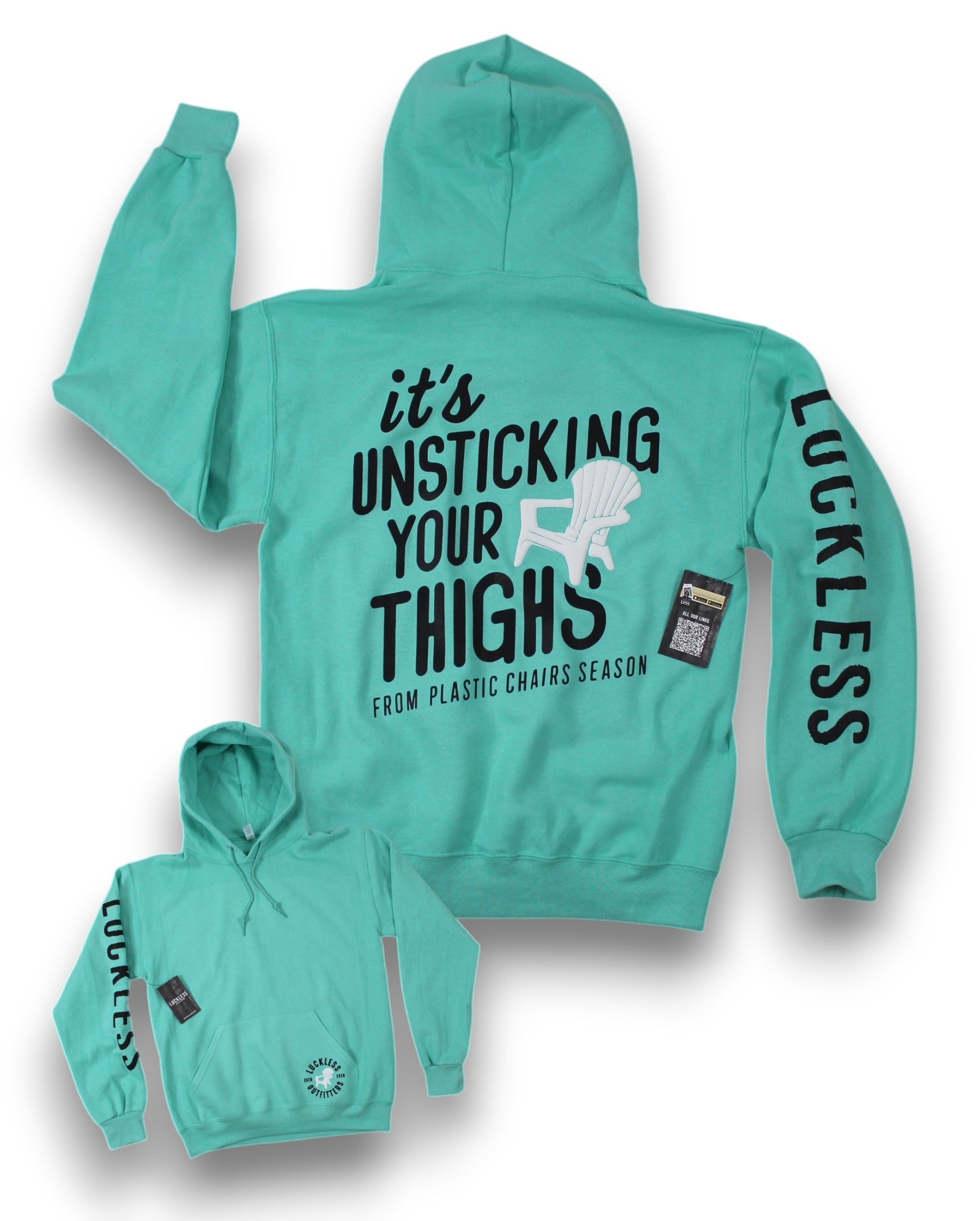 Luckless Outfitters Unsticking Season Hoodie — main product shot
