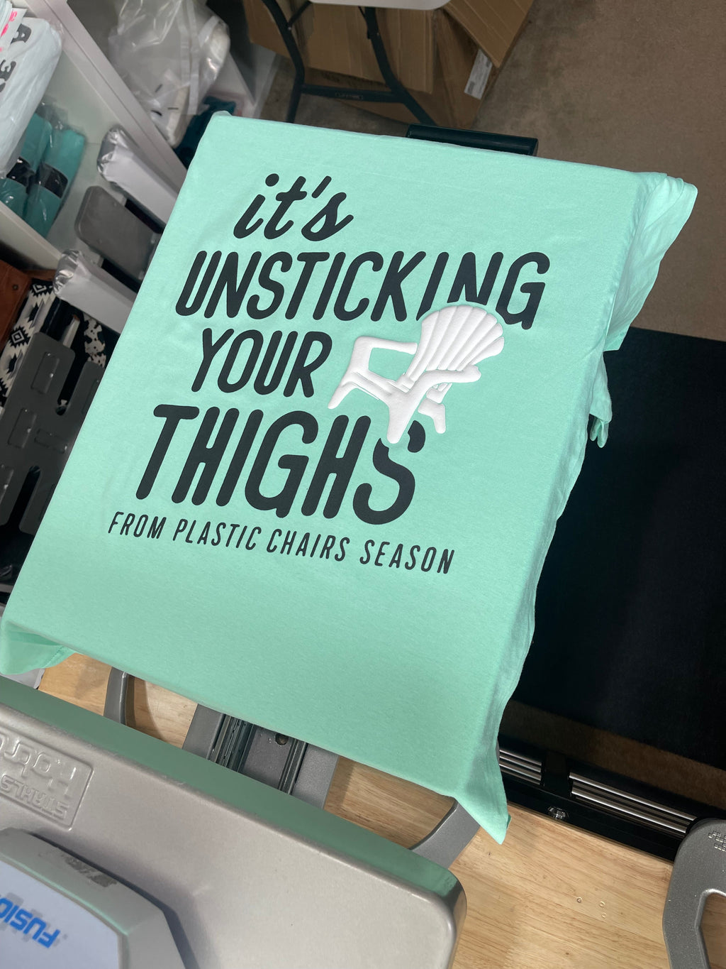 Luckless Outfitters Unsticking Season Tee — lifestyle context