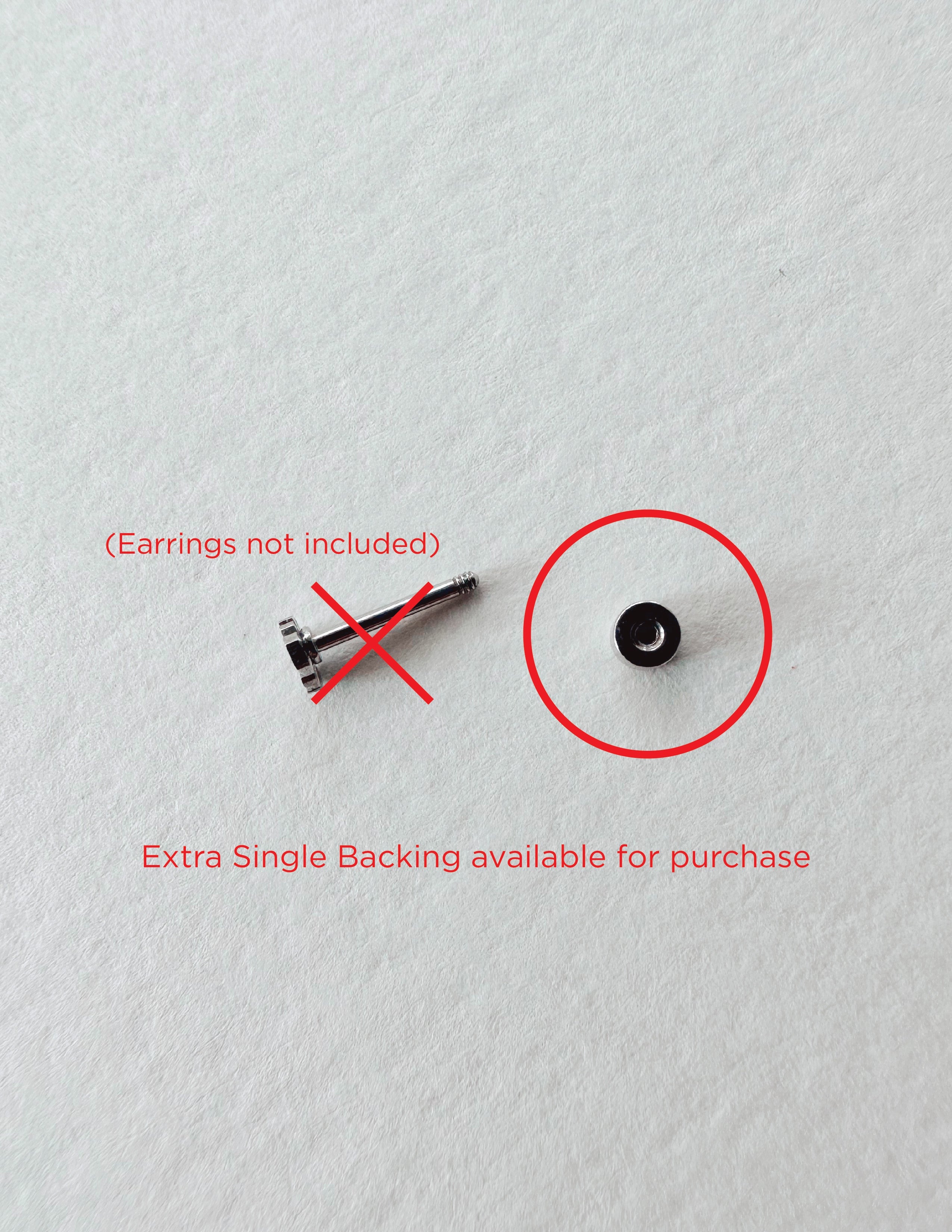 Flat Back- Teeniest Tiniest Wish Upon A Star Earring Studs – Plant Dosage LLC, view 8