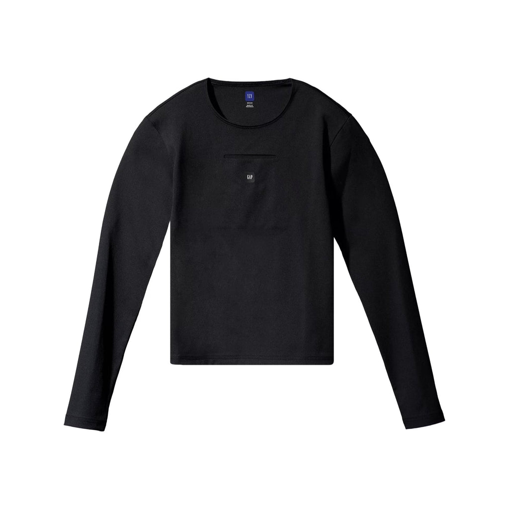 Phantom Marketplace Yeezy Gap Engineered by Balenciaga Long-Sleeve Second Skin - Black Womens — main product shot