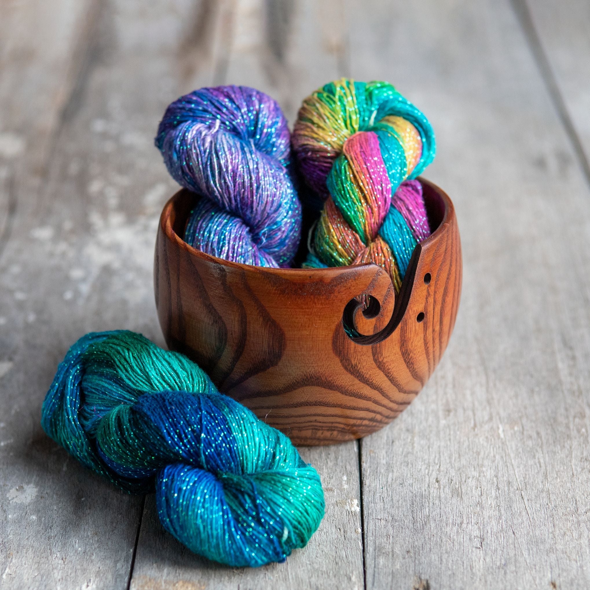 Darn Good Yarn Yarn of the Month Exclusive Colorways — main product shot