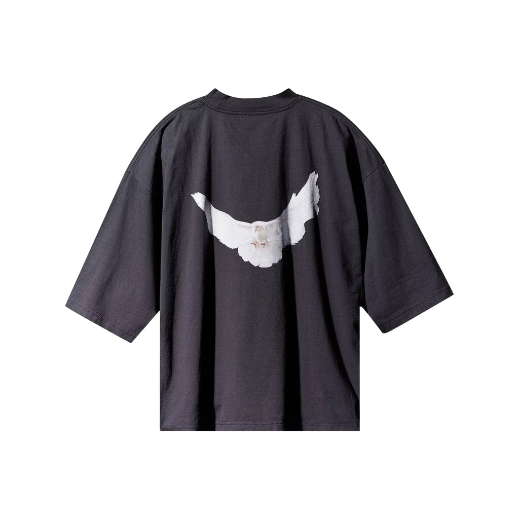 Yeezy Gap Engineered by Balenciaga Dove 3/4 Sleeve Tee - Black