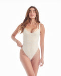 LA'AVANA Yellow Coral Duo One Piece — main product shot