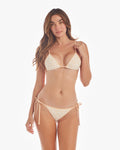 LA'AVANA Yellow Coral Bikini Bottom — main product shot