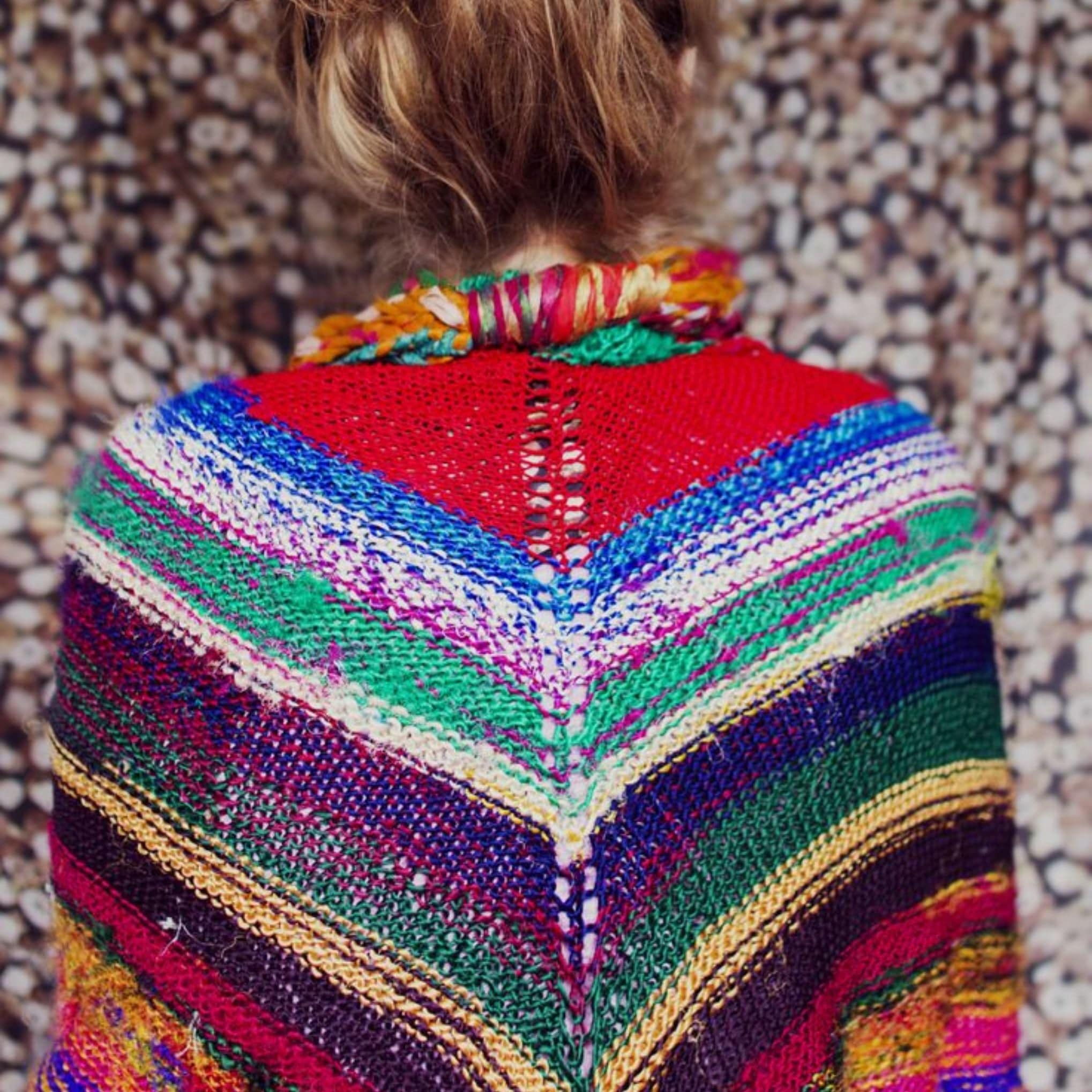 Darn Good Yarn Darn Good Yarn Moment of Zen Shawl Kit — main product shot