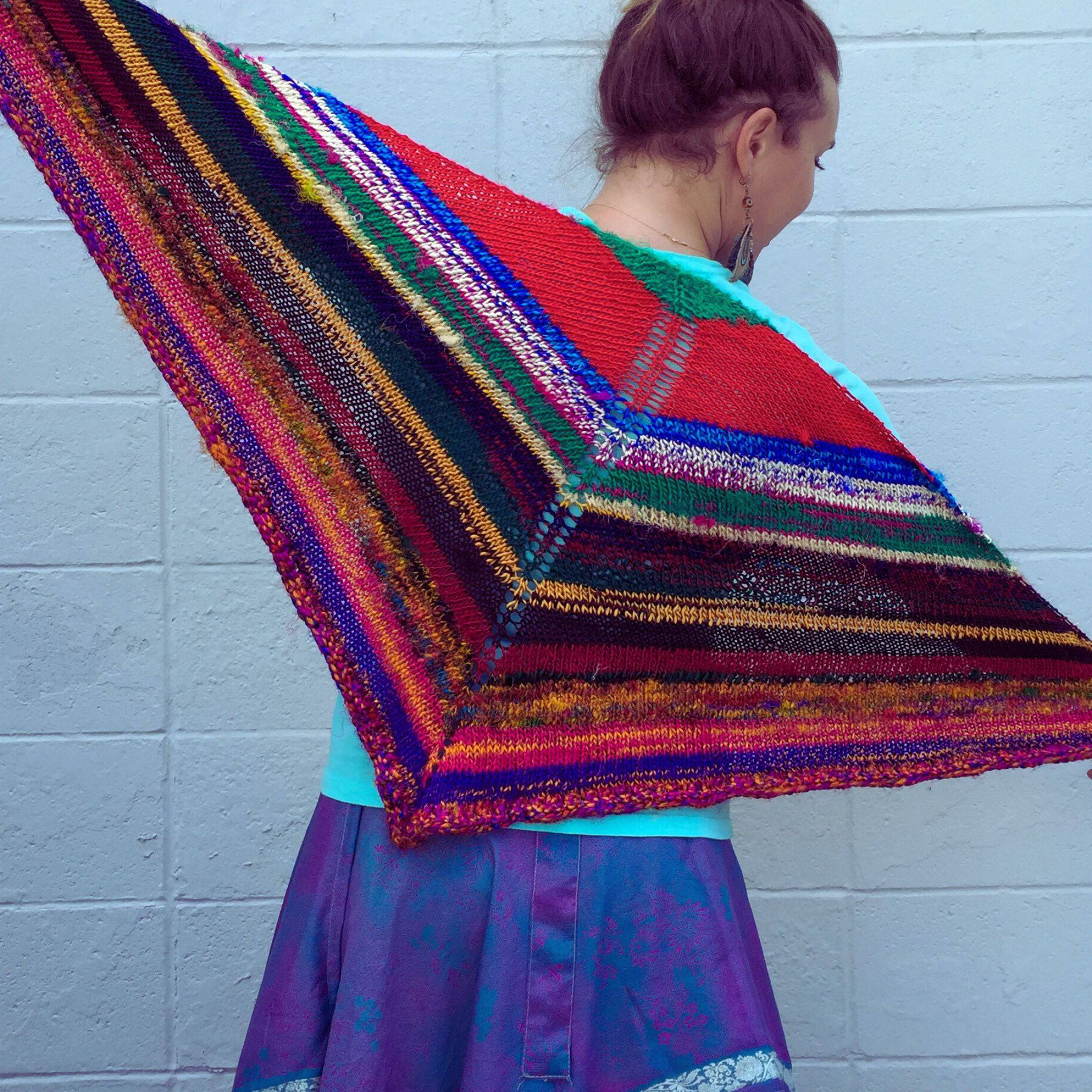 Darn Good Yarn Darn Good Yarn Moment of Zen Shawl Kit — kits category context