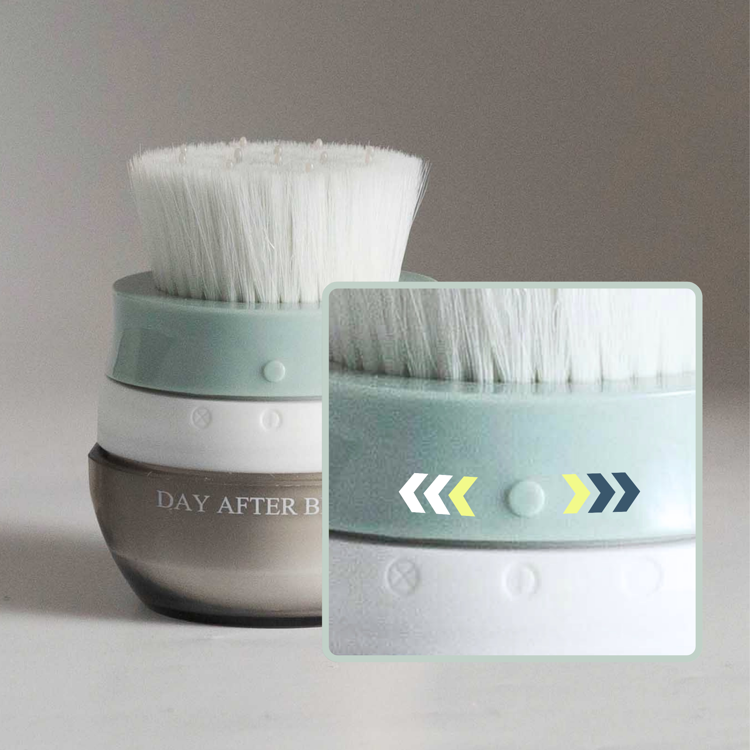 m'Chel Haircare Day After™ Brush — back view
