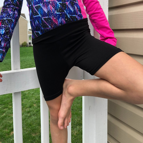 bumblitostore Bamboo Cartwheel Shorts in Black