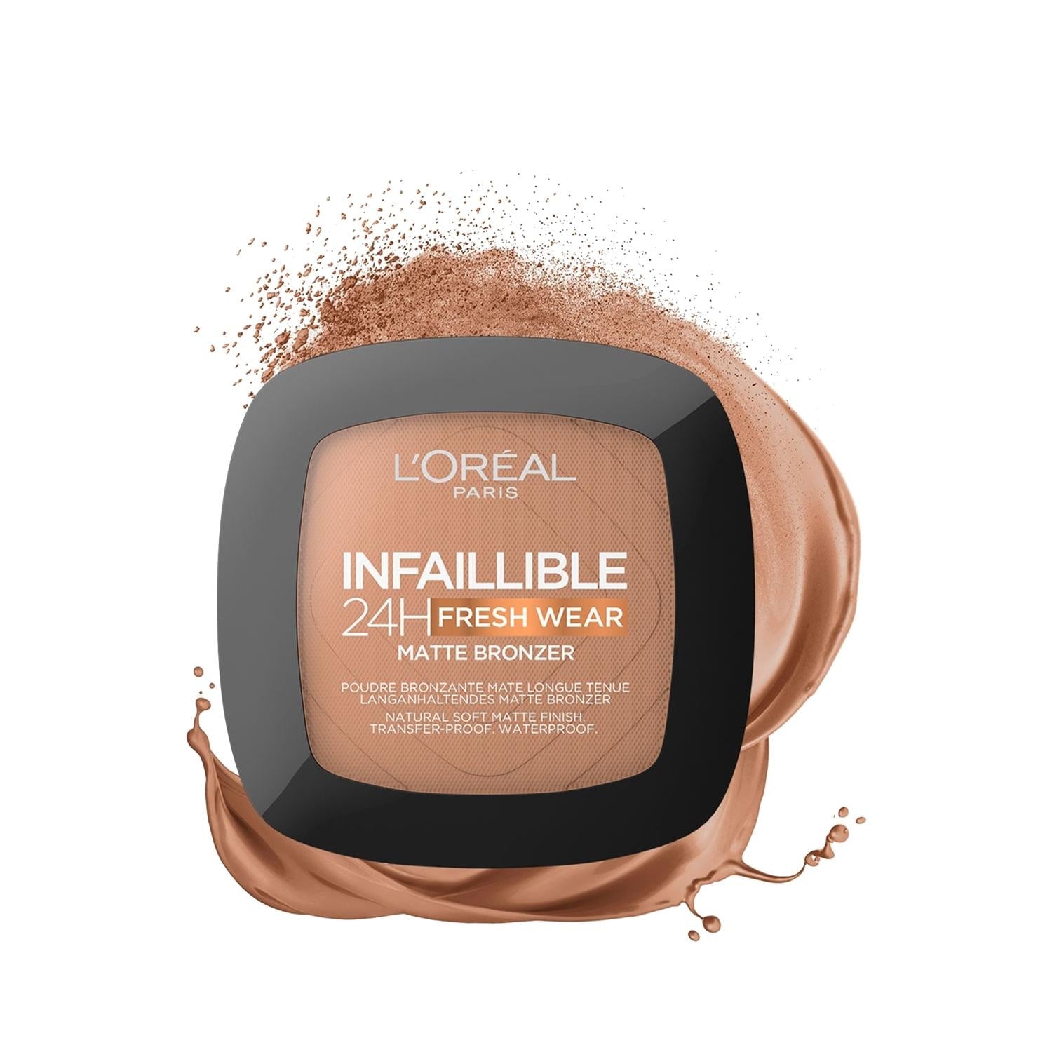 Loreal Paris Infaillible 24H Fresh Wear Bronzing Powder - Long Lasting Makeup for a Natural Glow