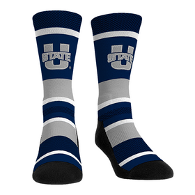 Rock 'Em Socks Utah State Aggies - Tech Stripe