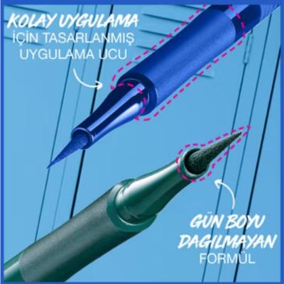 Maybelline Hyper Precise All Day Liquid Eyeliner - Precise, Long-Lasting, Jungle Green