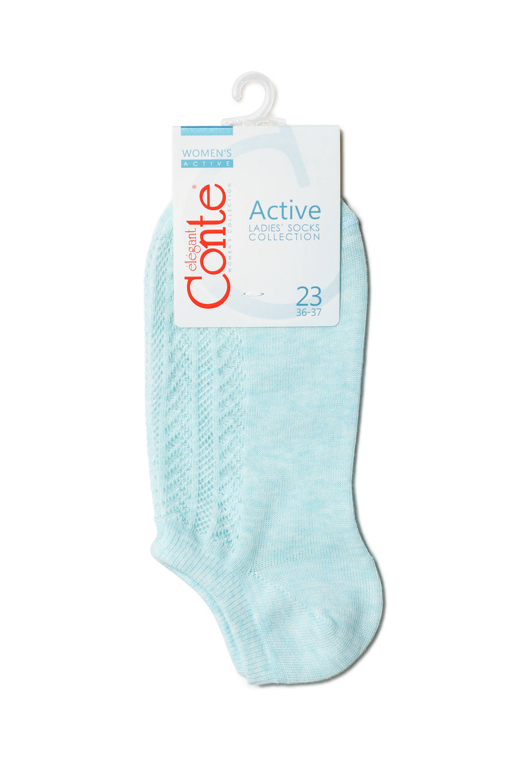 TheRanok.com Cotton Ankle Socks Conte Active - 179 Openwork Weave — back view