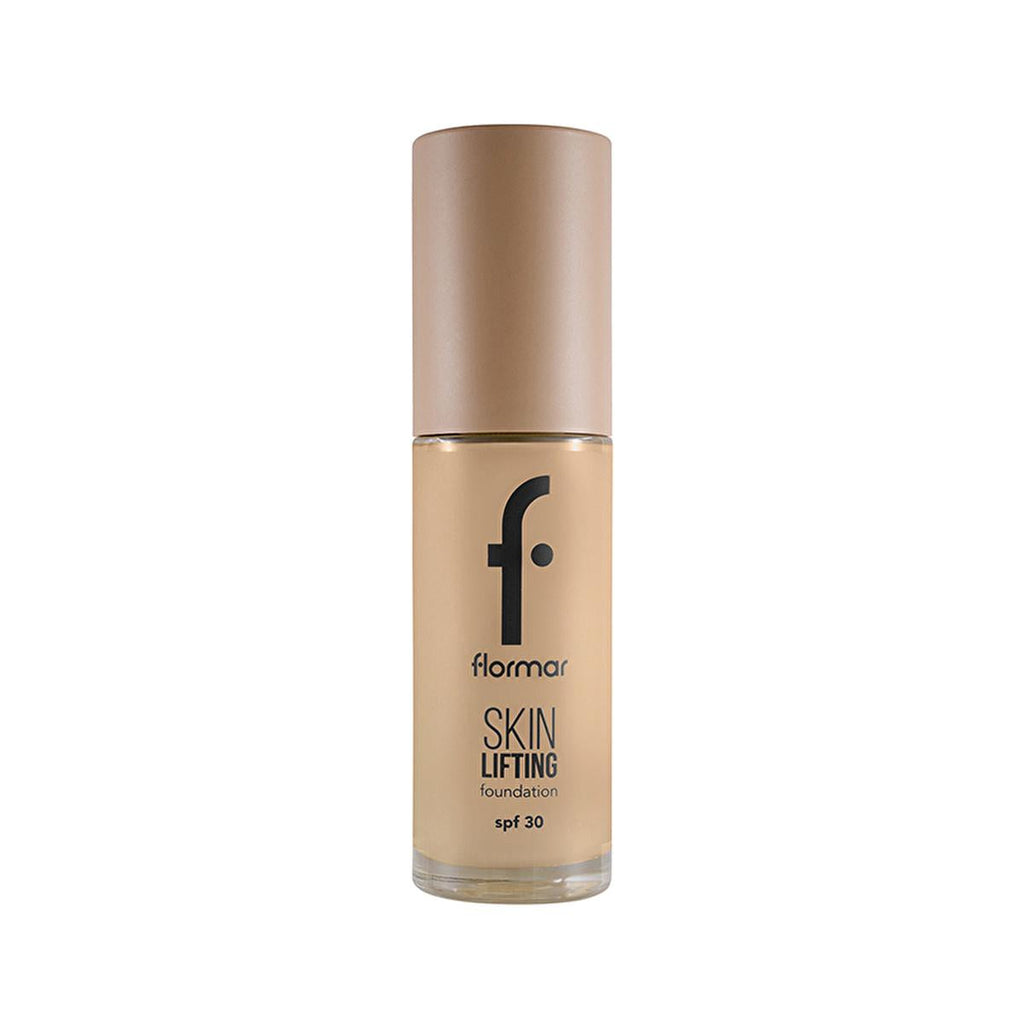 Flormar Anti-Aging Foundation Makeup with SPF 30 - Natural Coverage, Hydrating, and Anti-Aging Benefits