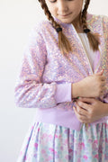Mila & Rose ® Lavender Sequin Jacket — main product shot