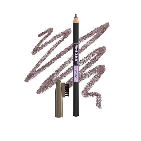 Maybelline Eyebrow Express Pencil 04 Medium Brown - Long-Lasting Eyebrow Pencil for Natural Look