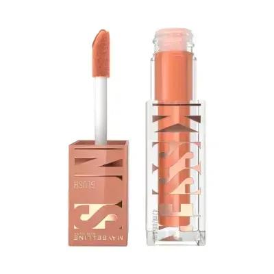 Maybelline New York Sunkisser Liquid Blush - Downtown Rush: Natural, Blendable, Easy-to-Apply Sun-Kissed Cheek Tint for Radiant Glow
