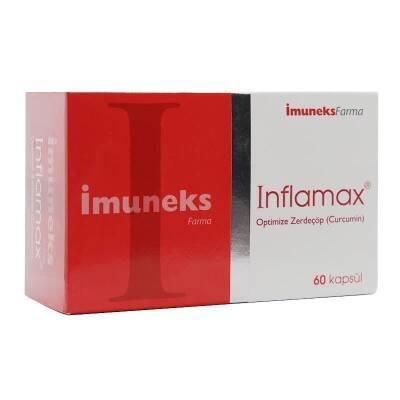İmuneks Farma Inflamax 60 Capsules - Curcumin Supplement for Anti-Inflammatory Support