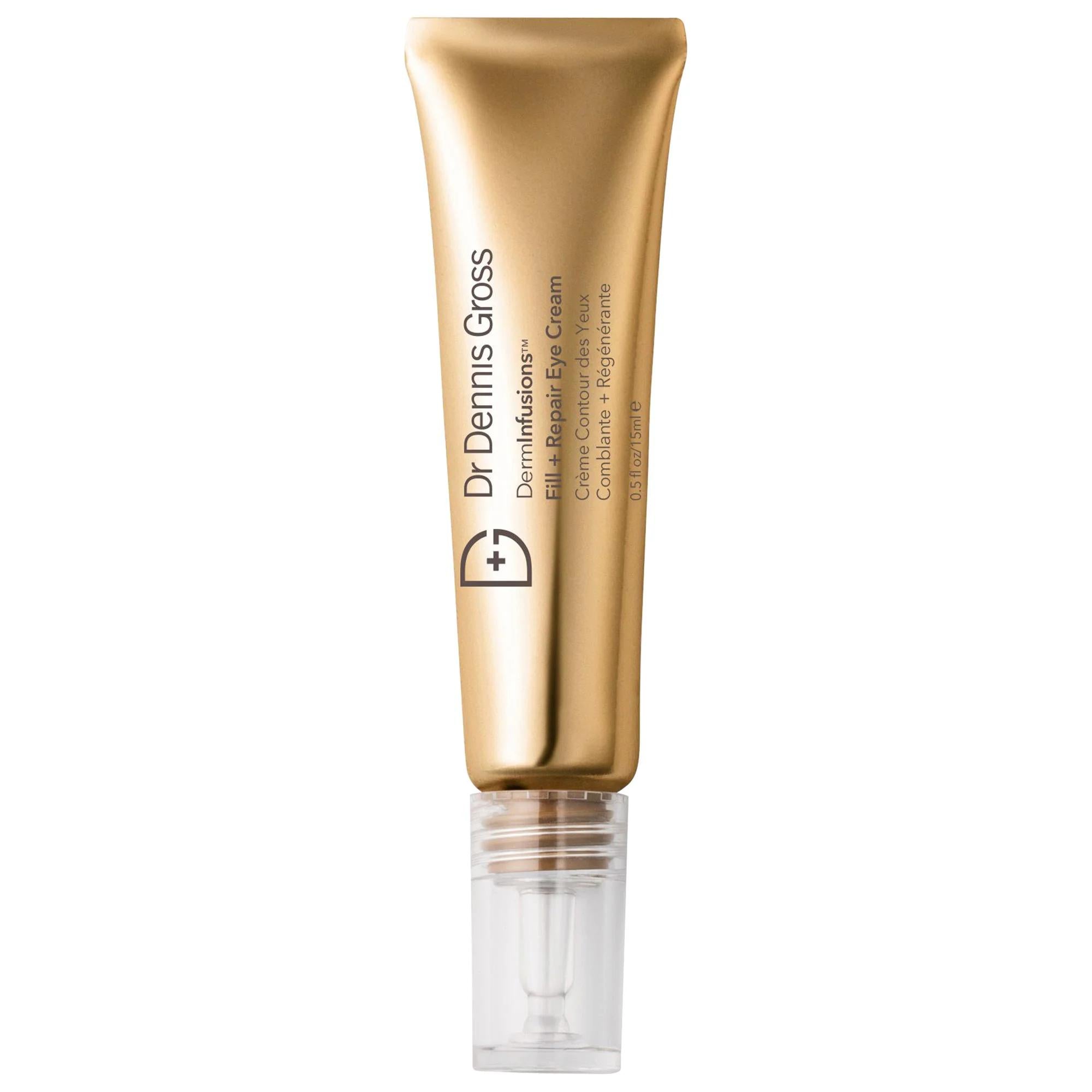 DermInfusions Fill + Repair Eye Cream - Anti-aging Hydrating Eye Cream for Dark Circles, Fine Lines & Puffiness