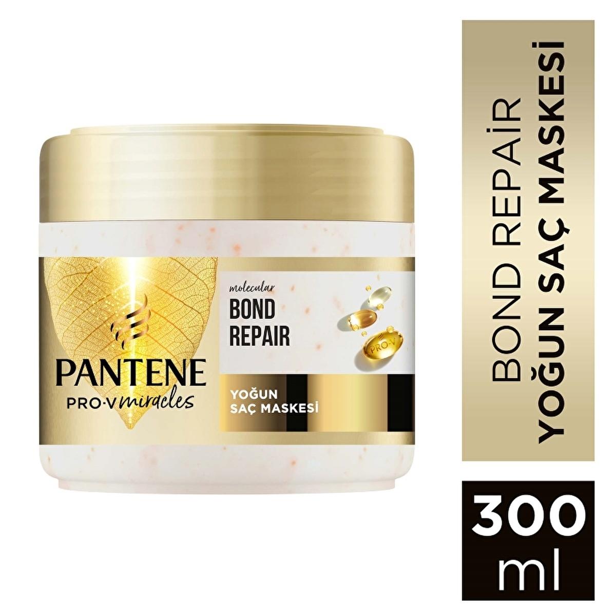 Pantene Pro-V Miracles Hair Mask: Molecular Bond Repair, Biotin & Pro-Vitamins for Damaged Hair - Intensive Strengthening Treatment