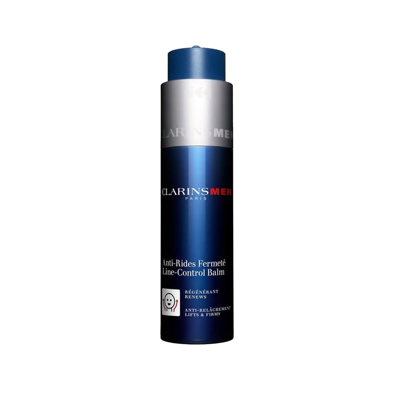 Clarins Men Line Control Anti-Wrinkle Eye Balm: Reduce Fine Lines & Hydrate - 50ml
