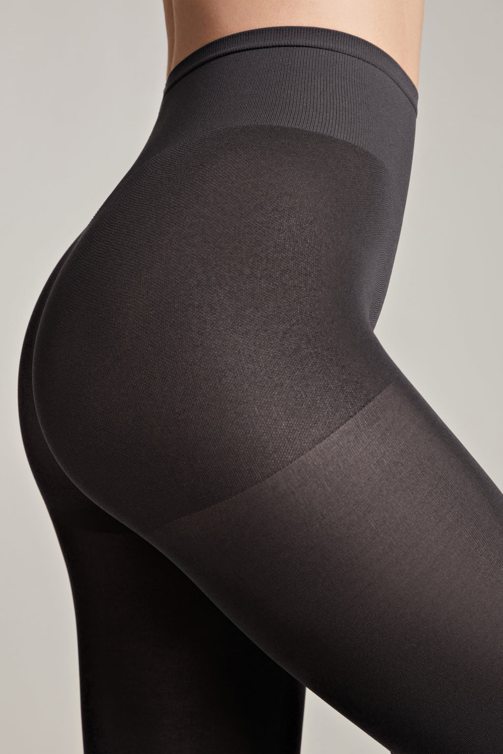 TheRanok.com Tights Conte Velour Top 100 Den - Matte Adjustable Waistline — size reference
