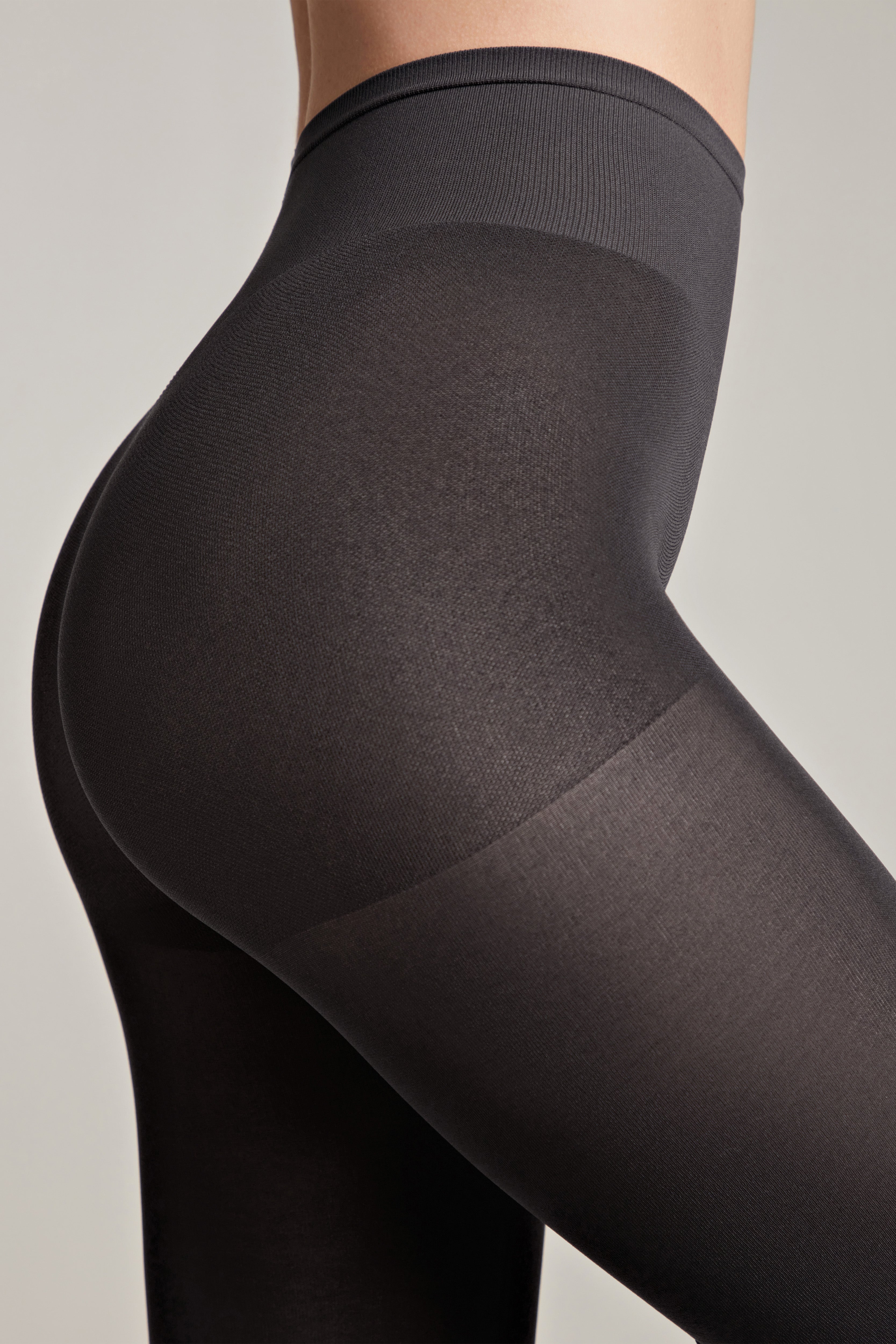 TheRanok.com Tights Conte Velour Top 100 Den - Matte Adjustable Waistline — size reference