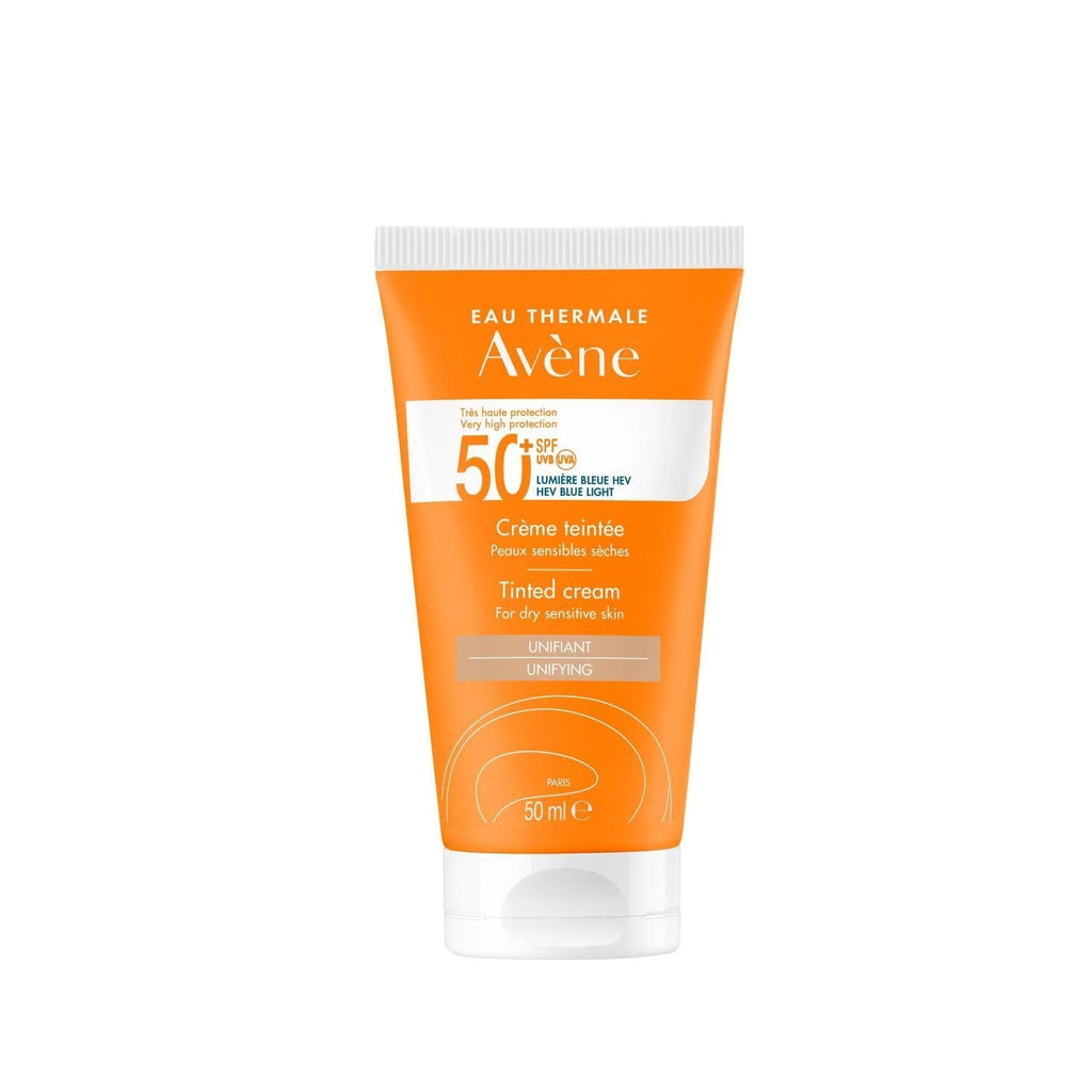 Avene Tinted Cream SPF50+ Unifying 50ml - Tinted Sunscreen Cream for Dry Skin with High SPF Protection