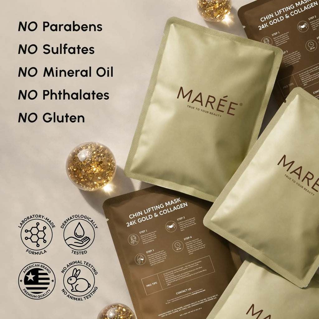 24K Gold V-Line Lifting Mask 20 PCS – Maree, view 8