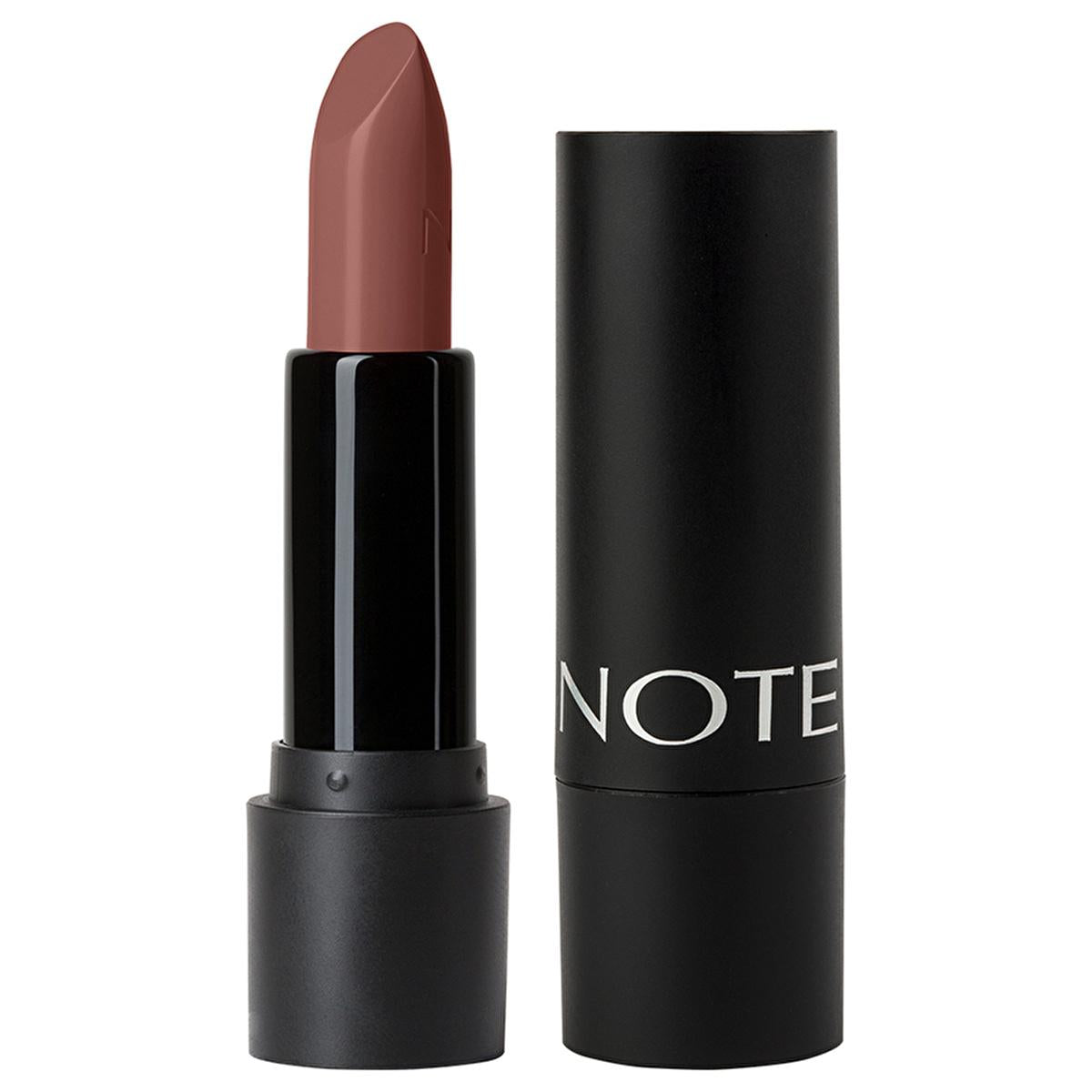 Note Deep Impact Lipstick 02: Creamy, Intense Color & Hydrating Semi-Gloss for Smooth, Comfortable Wear
