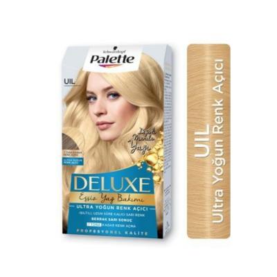 Palette Deluxe Ultra Intense Hair Dye for Lightening & Rich Color with Argan Oil, 100% Gray Coverage, Long Lasting Shine