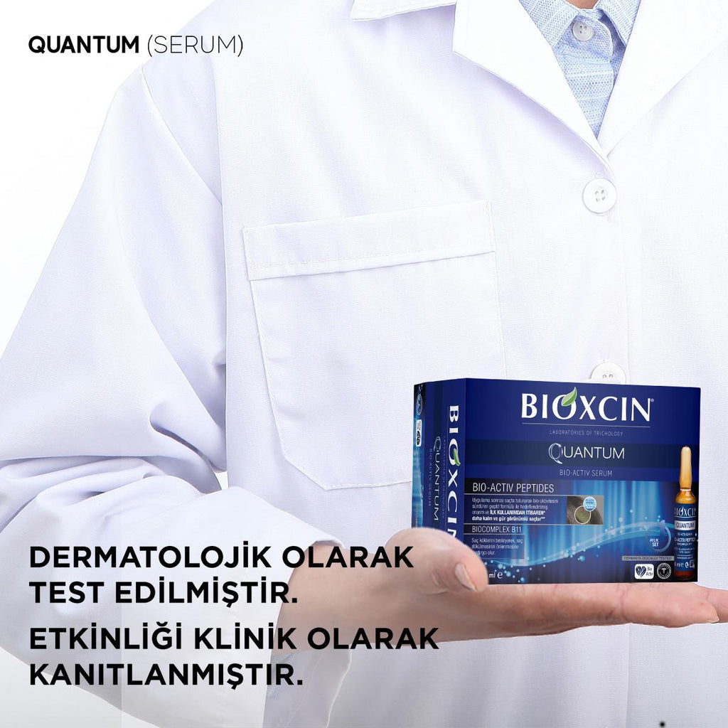 Bioxcin Quantum Bio-Activ Serum - Hair Loss Treatment & Nourishment for Thicker Hair