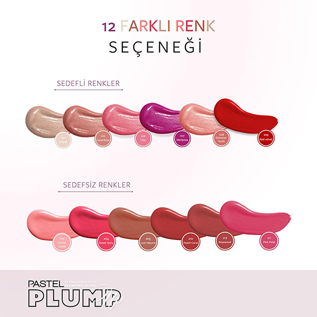 Pastel Profashion Hydrating Plumping Gloss 209 - Vegan, Cruelty-Free Lip Care