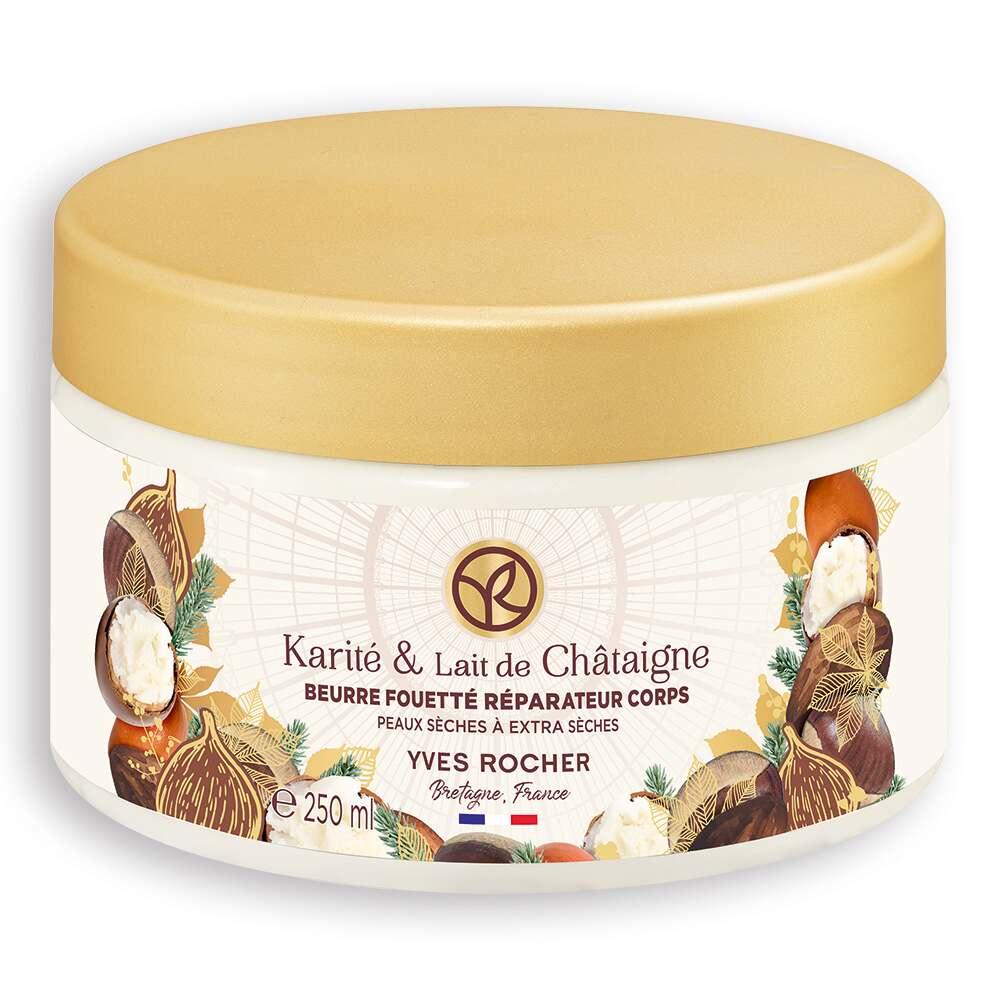 Shea Body Cream with Chestnut Milk - 8.45 fl oz - Natural Moisturizer for Dry Skin Relief
