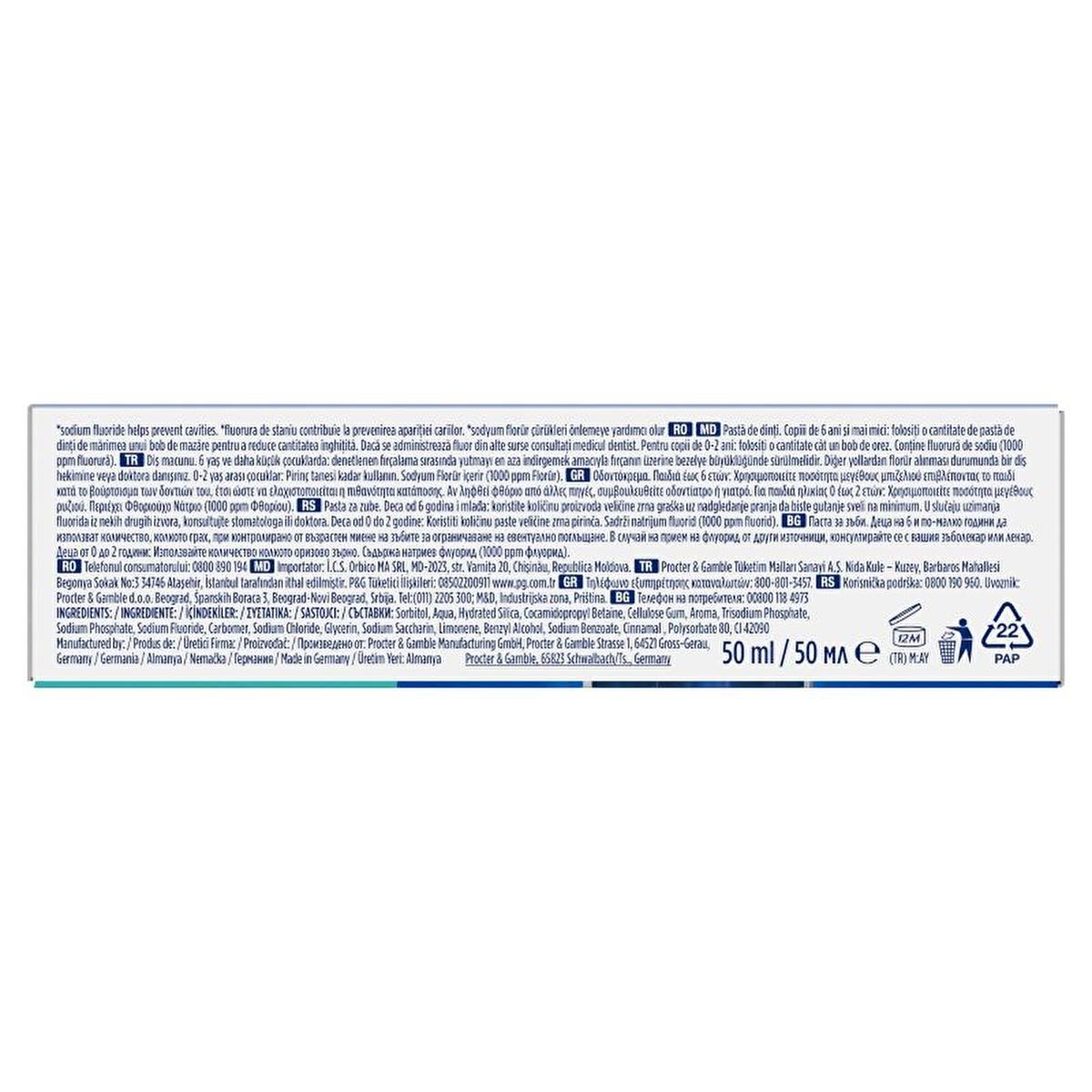 Oral-B Pro Kids Children's Toothpaste - Sodium Fluoride for Strong Teeth, Bubble Mint Flavor, 1.69 fl oz