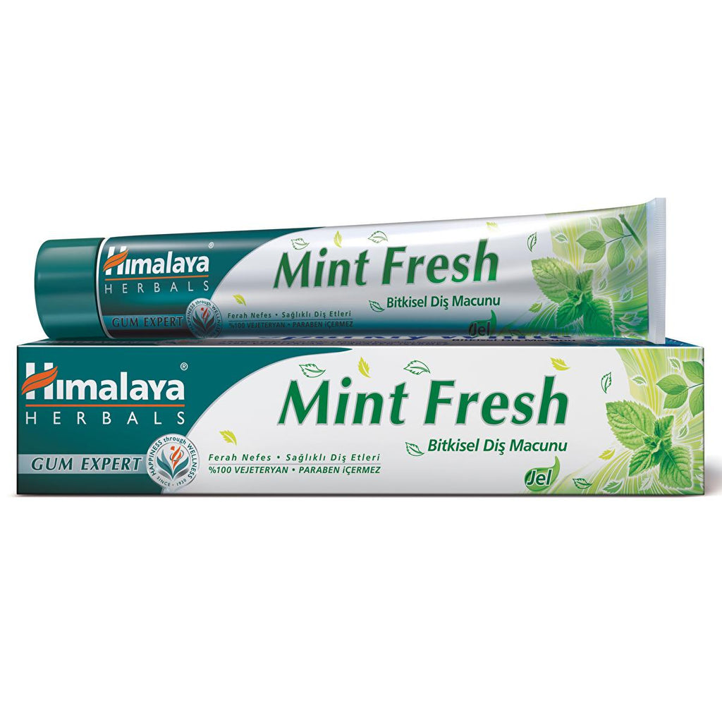 Himalaya Natural Toothpaste - Herbal Oral Care for Healthy Gums & Fresh Breath, Paraben-Free, Vegetarian - 2.54 fl oz