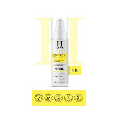 Hoito SPF50+ Sunscreen Cream for Sensitive Skin - Non-Greasy, Moisturizing, Paraben-Free