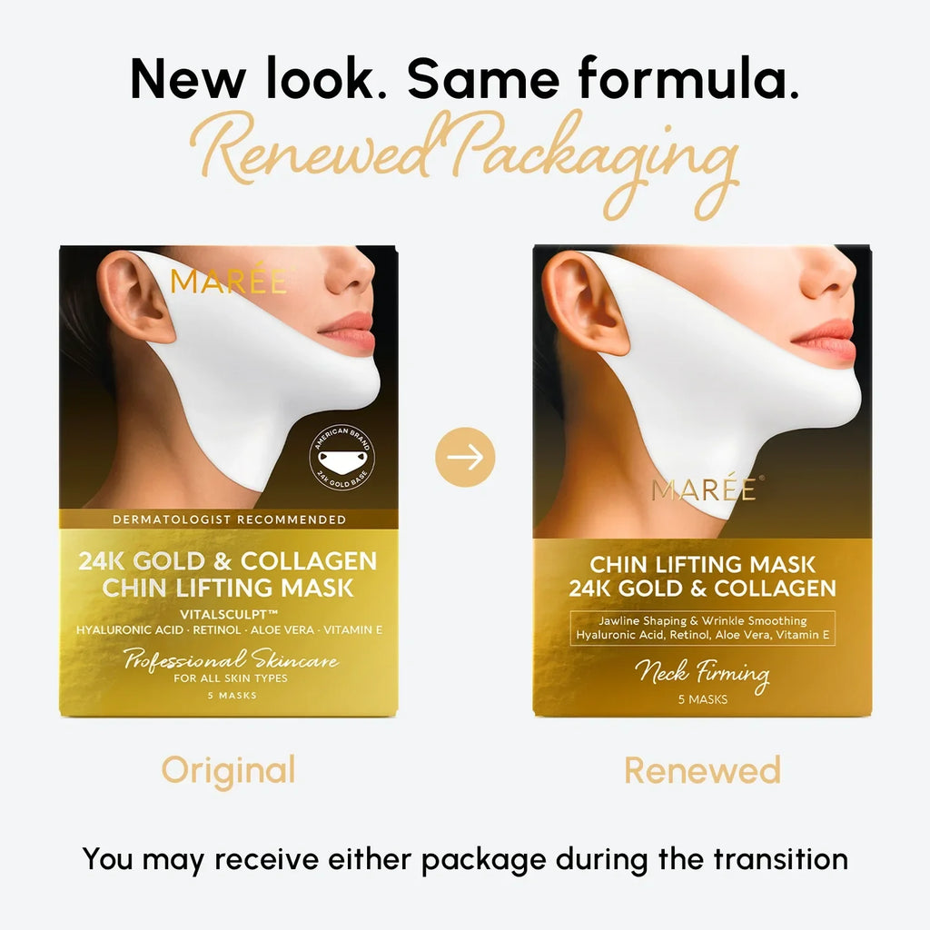 Maree 24K Gold V-Line Lifting Mask — feature highlight