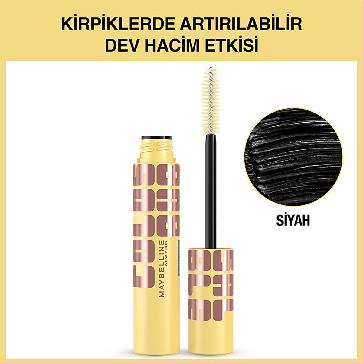 Maybelline Colossal Bubble Mascara - Extreme Volume, Clump-Free, 24HR Wear - Long Lasting Volumizing Mascara