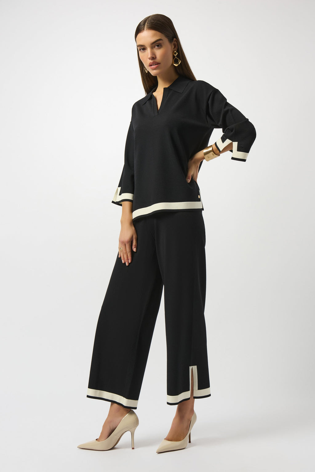 KADOU BOUTIQUE Van Black Pants - 253910 — lifestyle context