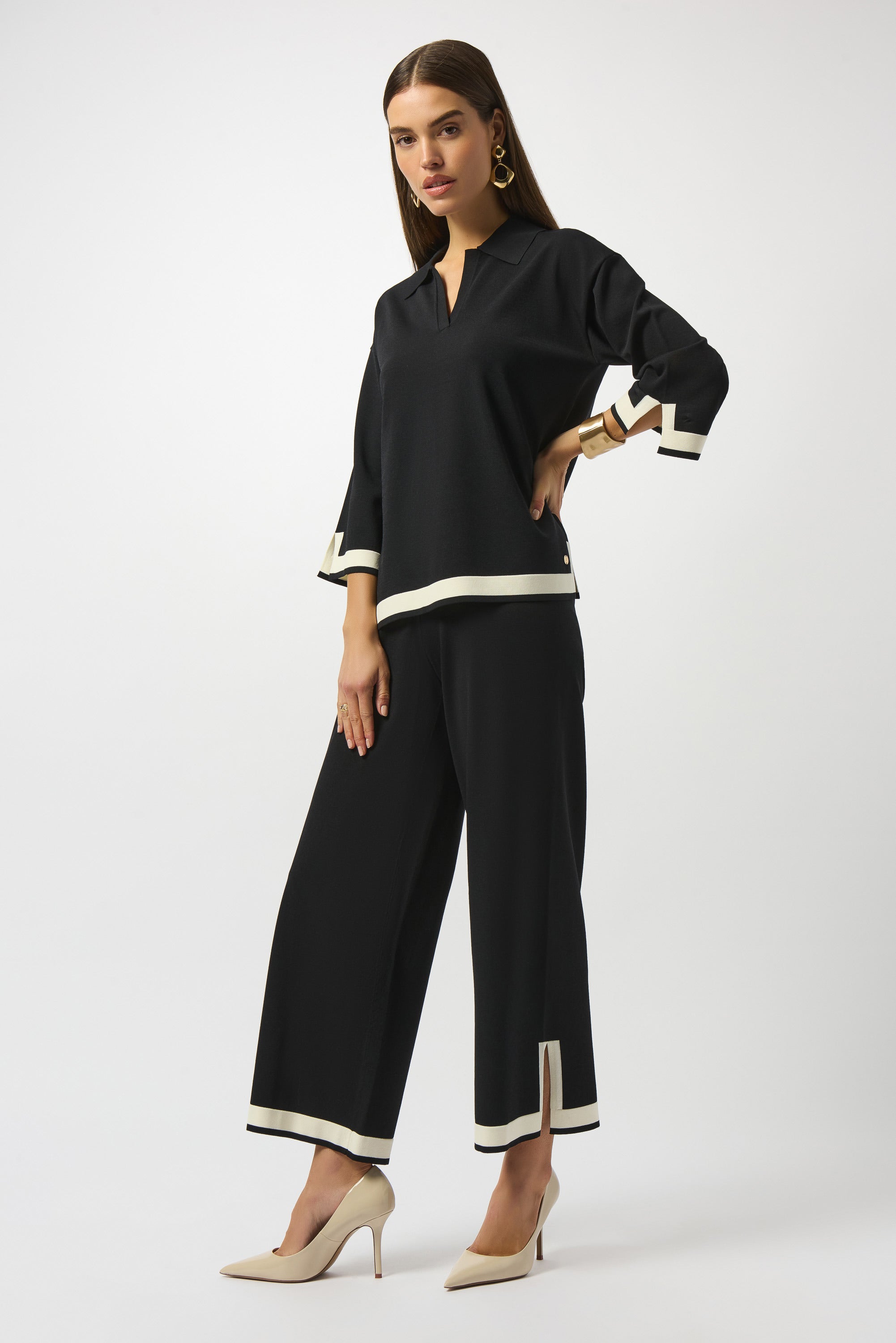 KADOU BOUTIQUE Van Black Pants - 253910 — lifestyle context